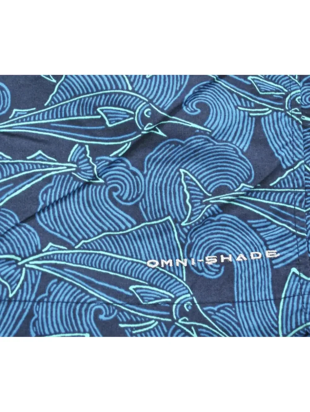 Columbia Sportswear Mens Swim Pattern Blue Swimsuit Size Medium (33-34)